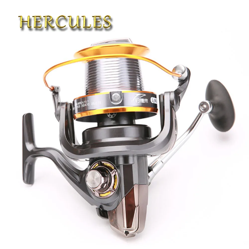 Hercules 12 + 1 BB 5 2: 1/5.1:1/4 1: кастинговая катушка для серфинга морской рыбалки с длинным