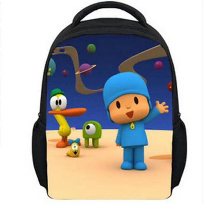

4Style Pocoyo Backpack Boys Girls Mochilas Elly Loula Backpack Children Mochila Escolar Schoolbag Kids Gift Free Shipping