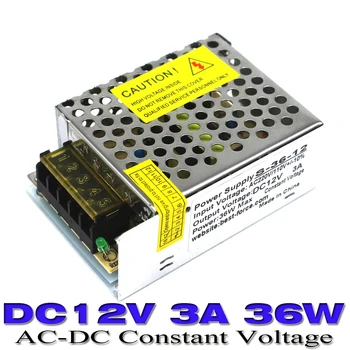 

12V 3A 36W Switching Switch Power Supply for LED Strip Light Display 100-240V to dc12v UPS wtih CNC CCTV