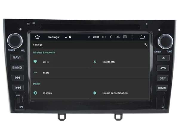 Top Ips screen Android 8.0 Car Dvd Navi Player FOR PEUGEOT 408 2010 2011 gps auto stereo audio multimedia 14