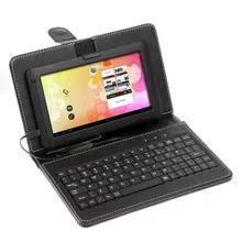 Wholesale Best quality 7 inch keyboard case with mricro USB Q88 Keyboard 7 inch Russian Spanish English keyboard can choose