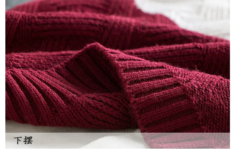 Для мужчин одежда круглый вырез горловины Для мужчин свитер новый 2018 осень зима досуг вязать мужчина свитер пуловер длинные рукава
