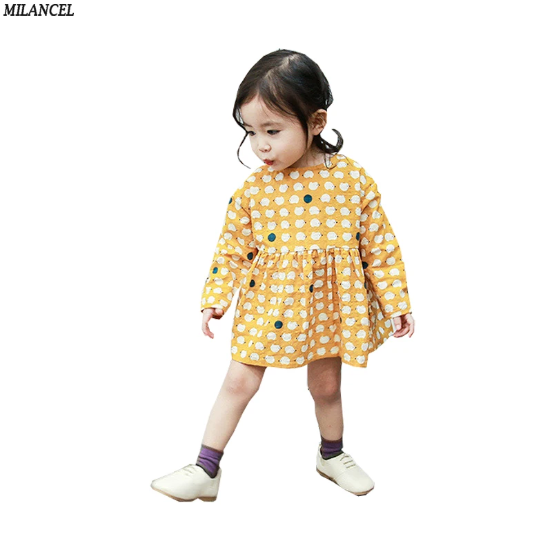 Buy MILANCEL 2018 Girls Dresses Animal Print Kids