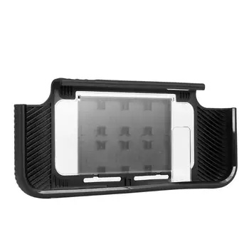 

TPU Protective Back Cover Case Fit for Nintend Switch Console Dock Cases Stores 8 Game Memory Card with 4 Thumstick Rocker Caps