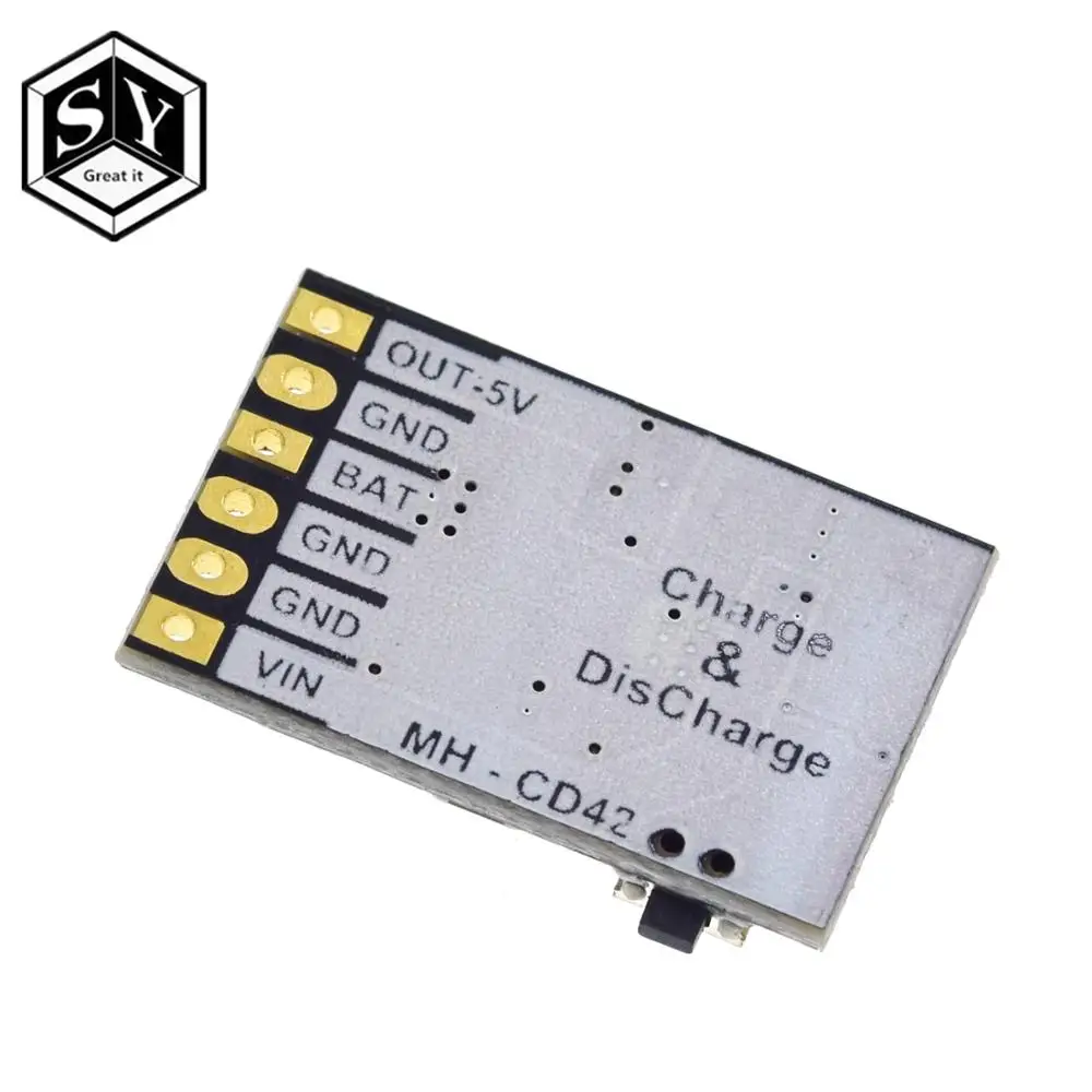 MH CD42 DC 5 V 2.1A Мобильная силовая доска сделай сам 4 2 зарядка/разрядка (boost)/защита