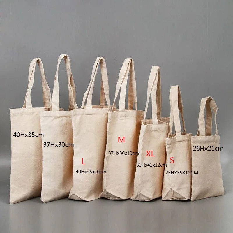 100pcs/lot Less MOQ High Quality Reusable Cotton Grocery Shopping Bag ...