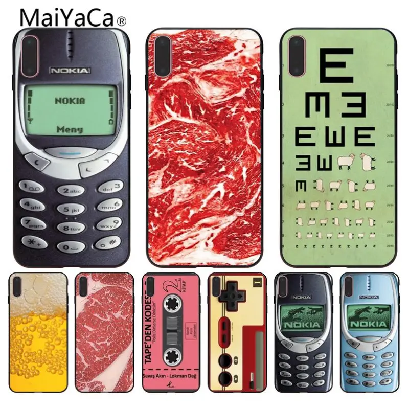 

MaiYaCa Beer Drink Camera photo phone case For Apple iphone 5 5s XR SE And 6s 7 8 Phone case