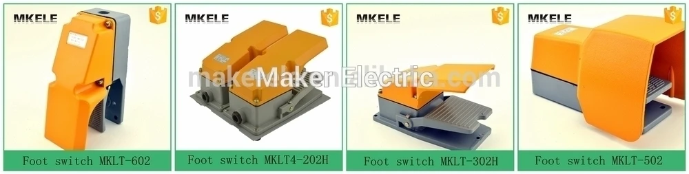 Высокое качество педаль переключатель CE стандартный металлический Педальный переключатель 15A легко контролировать MKTFS-2 проводной моментальный контакт микропереключатель