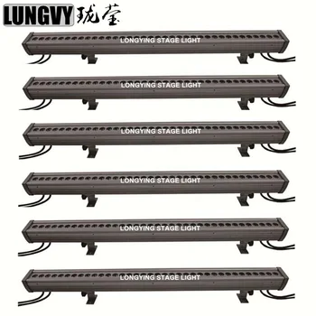 

Free Shipping 6pcs/Lot 36x3w Outdoor IP65 Wall Washers DMX512 Wall Washer Outdoor Led Bar Light