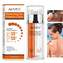 Новая двойная трубка солнцезащитный крем для лица 30+ SPF 50+ увлажняющий солнцезащитный крем основа под макияж антиоксидант UVA/UVB