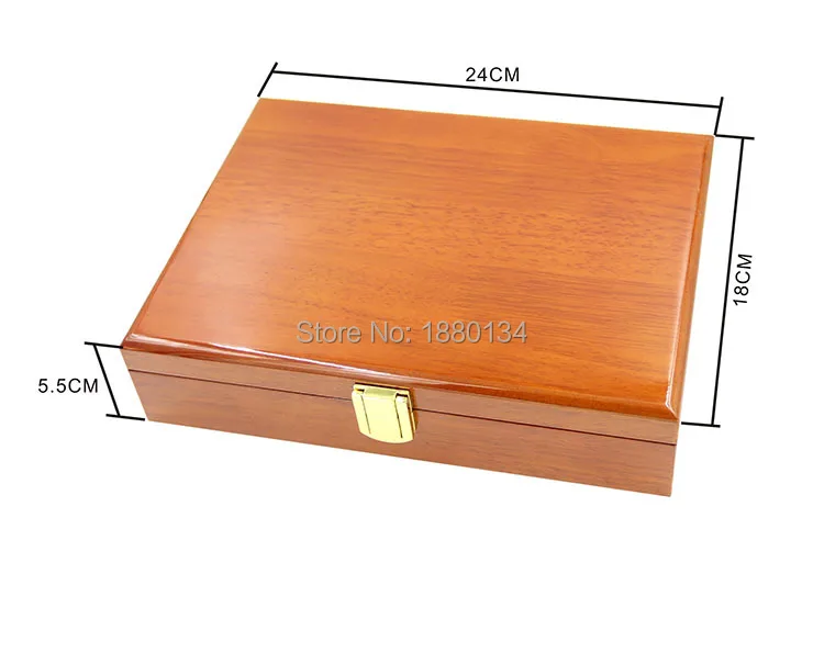 Luxury Cufflinks Gift Box 20pairs Capacity Cufflinks box High Quality Painted Wooden Box Authentic 240*180*55mm Free Shipping