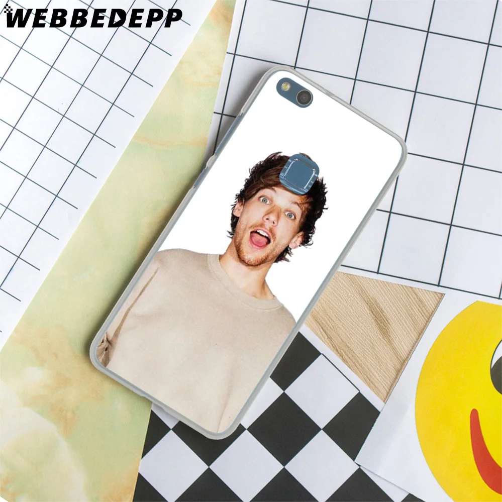 WEBBEDEPP Louis Tomlinson Hard Case for Huawei P20 Pro Smart P10 P9 Lite 2016/2017 P8 Lite 2015/2017