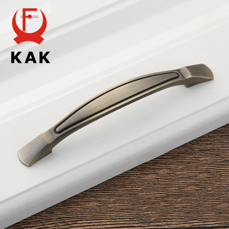 KAK خمر البرونزية مقابض مطبخ مجلس الوزراء مقابض درج المقابض العتيقة دولاب الباب خزانة التأثيرات الأثاث مقبض الأجهزة
