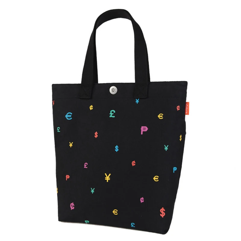 Durable Canvas Tote Bag Preppy Style Printing Women Fashion Casual Shoulder Bag Simple Designer Ladies Cheap