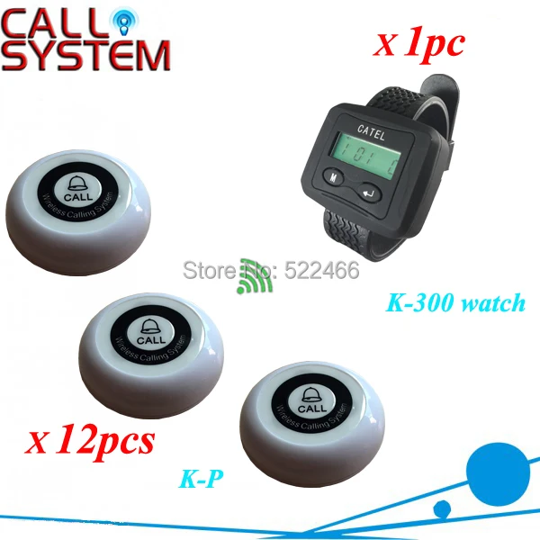 K-300 K-P 1 12 Wireless watch pager calling system.jpg