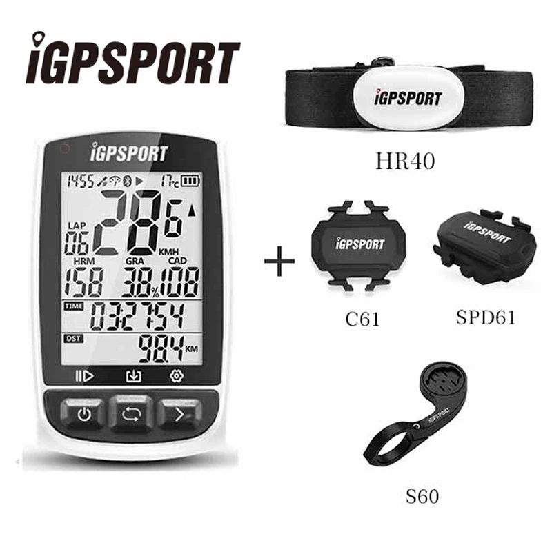 

IGPSPORT IGS50E ANT+ Bicycle Computer Speedometer Stopwatch IPX7 Waterproof ANT Bluetooth 4.0 GPS Bike Computer Accessories
