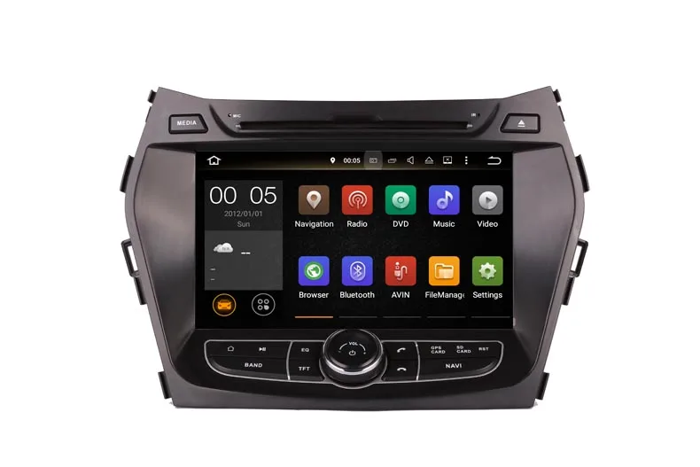 Clearance 4+64G android 9.0 octa core 2din car dvd player for hyundai IX45 santa fe 2013 2015 car audio autoradio wifi gps navi bluetooth 5