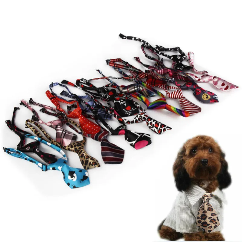 

1pc/3pcs Adjustable Pet Dog Cat Ties Pet Bow Ties Necktie Cat Neck ties Colorful Small Dog Grooming Decoration
