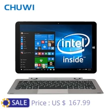 CHUWI официальный! 10.8 дюймов CHUWI Hi10 плюс Планшеты PC Окна 10 двойной ОС Android 5.1 Intel Atom Z8350 4 ядра 4 ГБ Оперативная память 64 ГБ Встроенная память