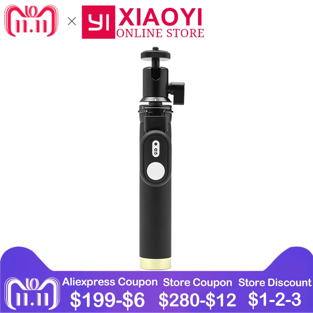 

Xiaoyi YI Monopod Selfie Stick & Bluetooth Remote Control for Xiaoyi YI 4K 4k plus lite Action Camera / YI Sports Camera