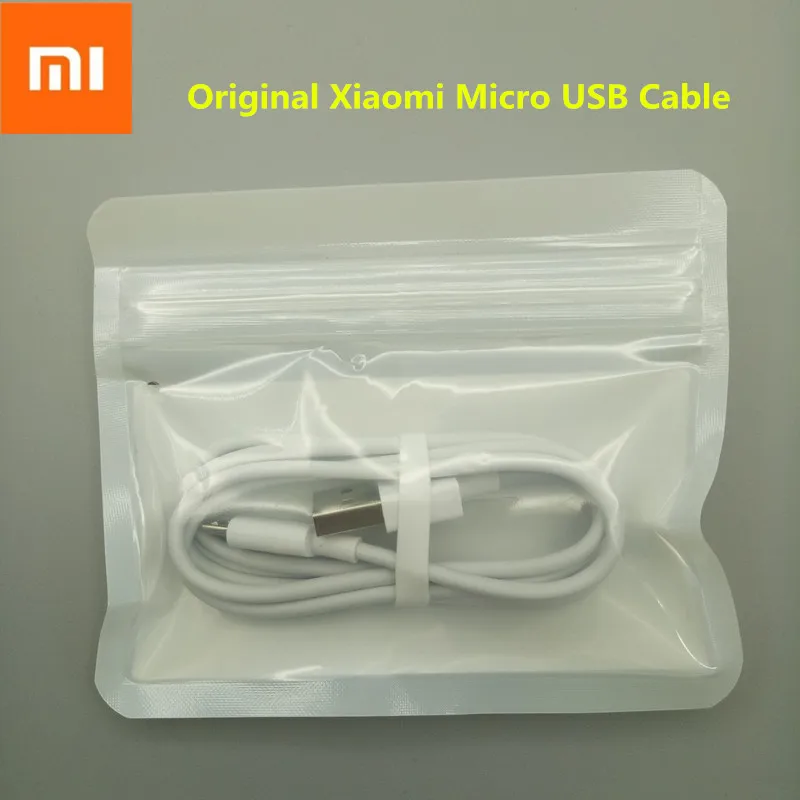 

Original XIAOMI 2A Micro USB Cable White data SYNC line 100cm for Redmi 5 6 Note 2 3 4 5 plus pro 4X 5a 4a S2 3S A2 Lite MI 3 4