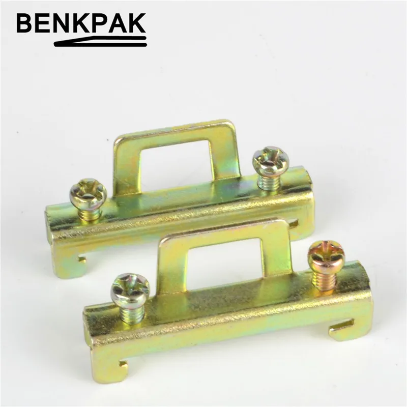 Abrazadera Fija Para Riel Din Abrazadera Fija Para Riel Din De Aluminio