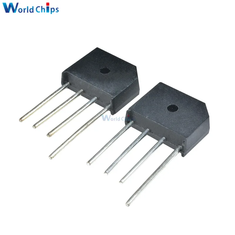 Diode Bridge Rectifier 5PCS KBL610 1000V 6A Single Phase Bridge Rectifier KBL-610