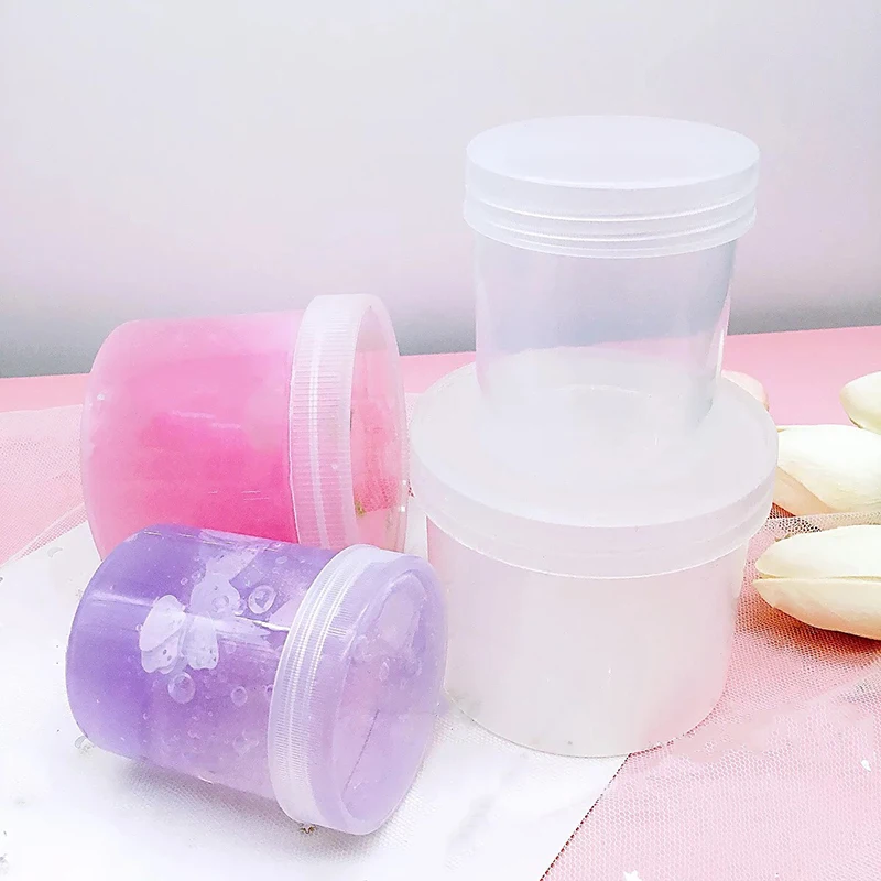 Caixa de Brinquedos Caixa de Armazenamento de Plástico Transparente para Fofo Macaco Feliz Lote 100 ml 250 Recipientes Slime Faça Você Mesmo Limpar Lodo 20 Pçs - 6 Argila de modelagem