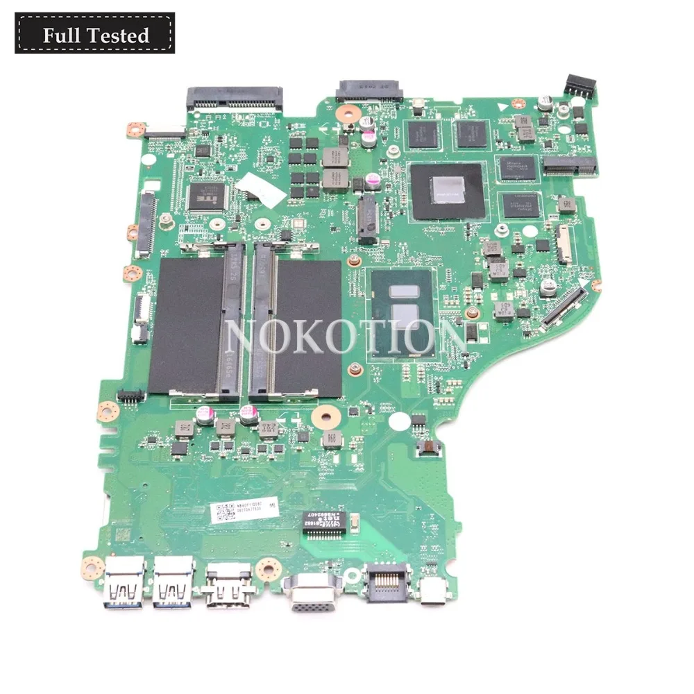 NOKOTION DAZAAMB16E0 NBGDF1100B ملحوظة. GDF11.00B لشركة أيسر أسباير E5-575 E5-575G اللوحة المحمول SR2ZU I5-7200U CPU GTX950M DDR4
