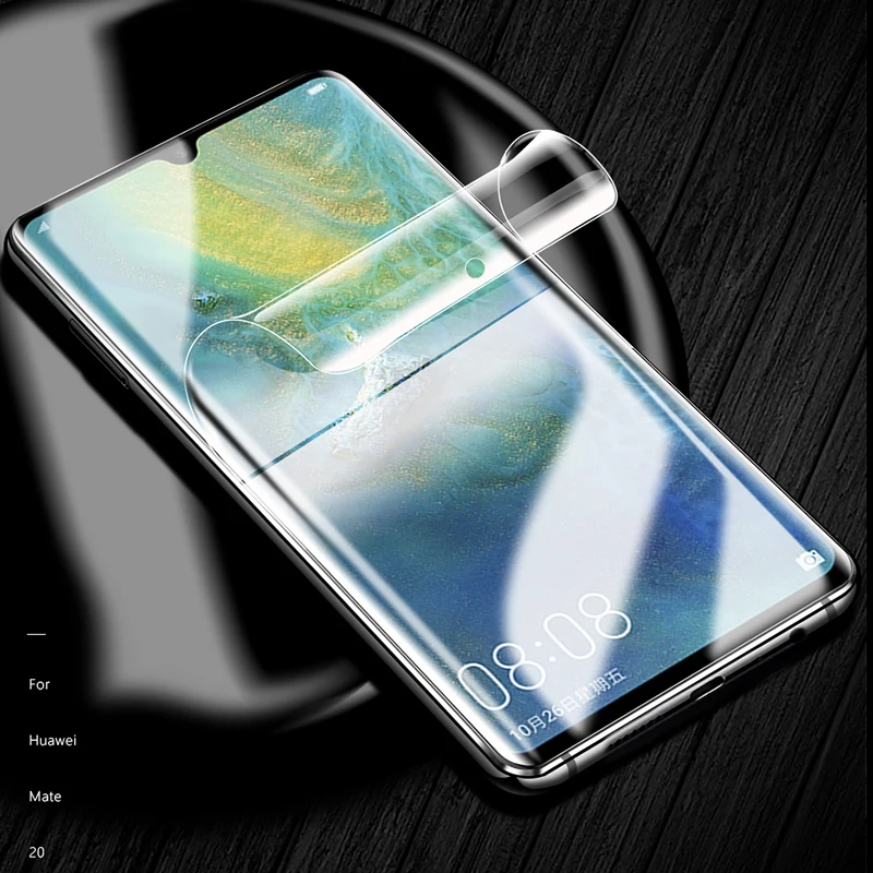 CHYI 3D изогнутая пленка для Huawei Mate 20 Pro, защитная пленка для экрана Mate 20 lite X RS, нано Гидрогелевая пленка Mate 20X5G с инструментами, не закаленное стекло