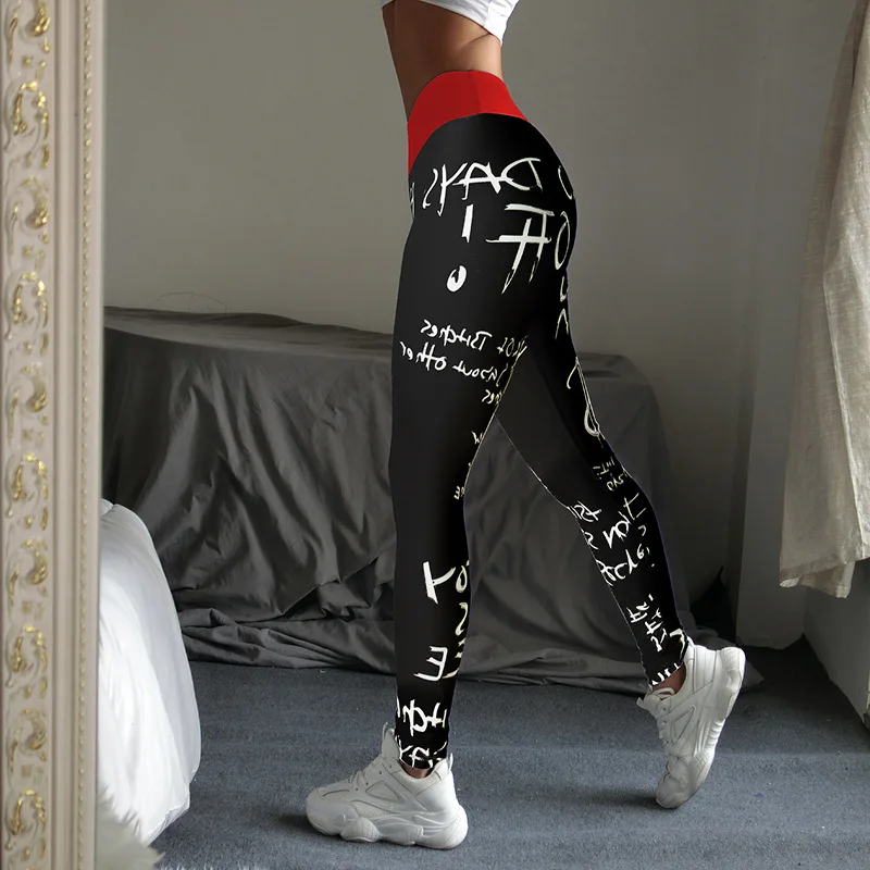 seasum leggings 2019 New Spring Women Leggings Striped digital printing Legging Sporting Fitness leggins Workout High Waist Leggin Pants zyia leggings Leggings