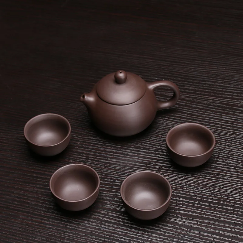 Ceramic Purple Clay Tea Set Kung Fu Pot Infuser Xishi Gaiwan Teapot Serving Cup Teacup Chinese Drinkware tea set