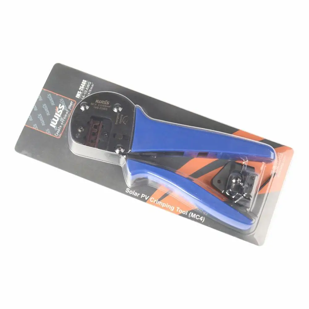 Solar Crimping Tools for AWG 14-10(2.5/4/6.0mm²) Solar Panel PV Cables Hand Crimper Plier connector tool 4