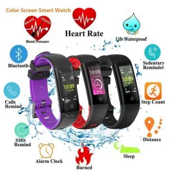 

G16 Color Screen Smart Wrist Band Heart Rate Monitor fitness tracker Smart Bracelet with Blood Pressure reloj Clock Band