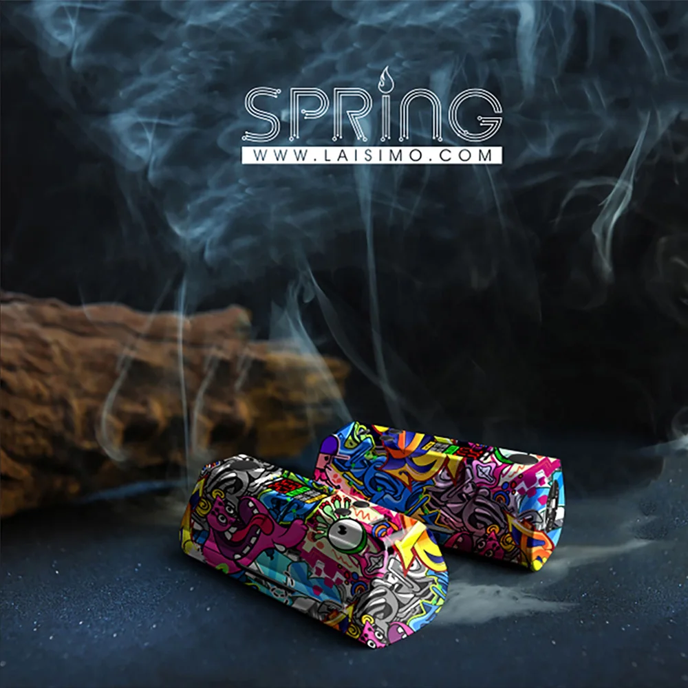 Clearance! Original Laisimo E3-3 200W Spring Box MODwith 1.0 inch OLED Screen Temperature Control Vaporizer Vape VS squonk Mod (11)