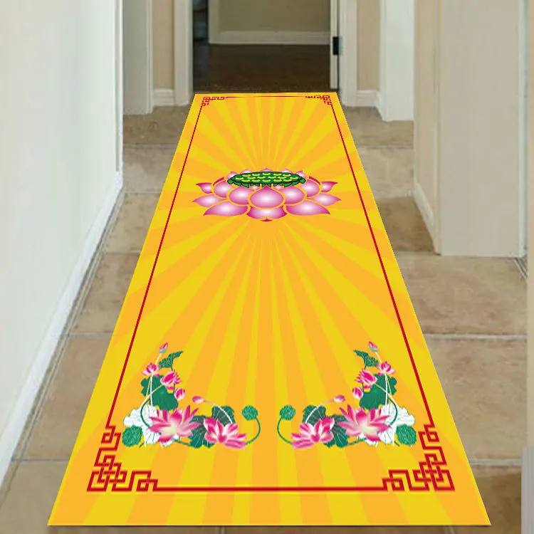 Prayer Mat Living Room Home Carpet Floor Mats Rectangular Buddhist