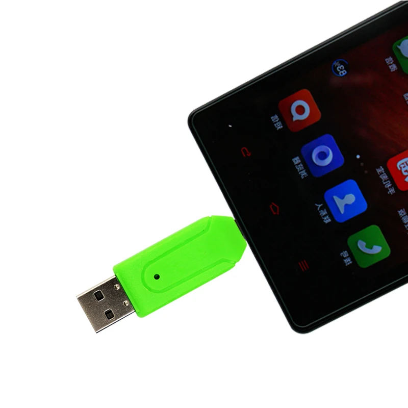 SR 2 в 1 USB OTG кард-ридер Универсальный Micro SD USB 2,0 карта Lector De Dni адаптер Micro USB для ПК ноутбука Android