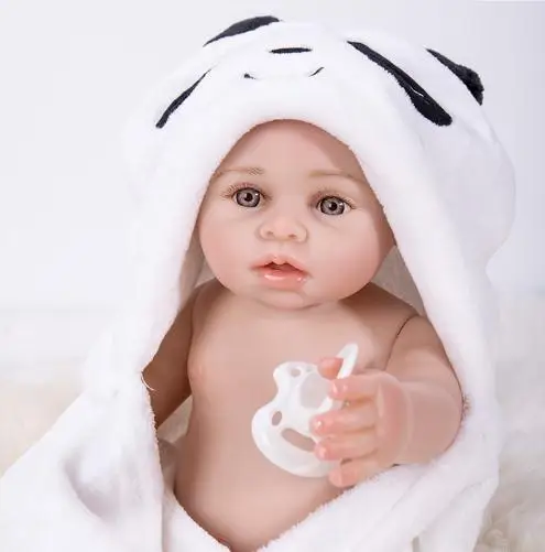 

Bath Reborn baby dolls Full body Silicon vinyl bebe reborn babies dolls Boneca Brinquedos toy for children Birthday gifts