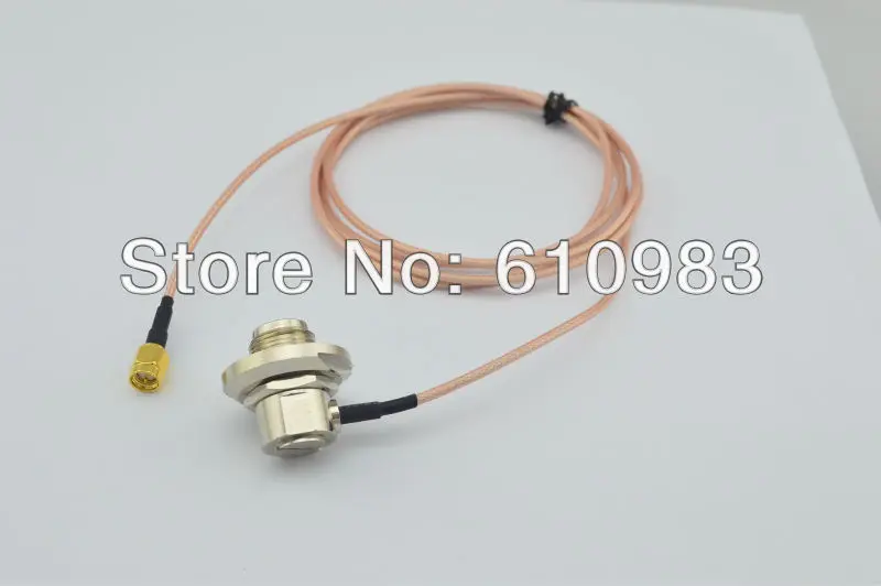 

1 Piece UHF Bulkhead Female Jack to SMA Male Plug Connector RG316 1.5M Cable