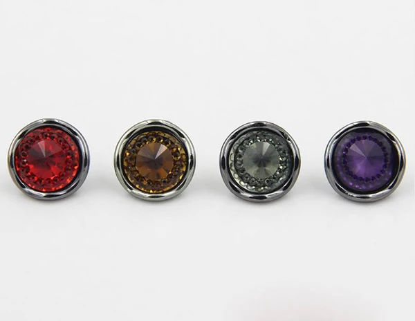 Free shipping 10pcs/lot High-end color red circular resin buttons