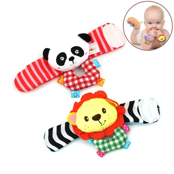 

Infant Socks Rattle Toys Baby Animal Socks With Rattle Bug Wrist Strap And Foot Socks For 0~24 Months