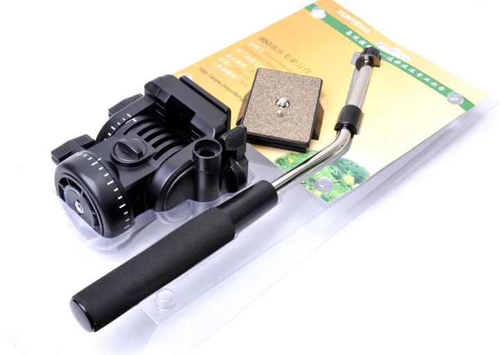 Pro YT-950 Tripod Action Fluid Drag Head Video Camera For DSLR Shooting Filming