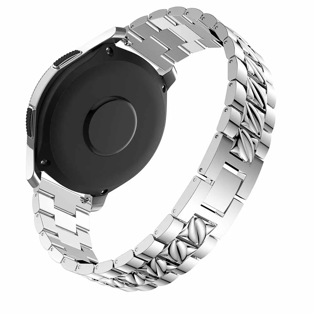 Металлический браслет из нержавеющей стали для Samsung Galaxy Watch 46 мм с блестящими