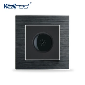 

New Arrival Sound Light Control Switches Wallpad Luxury Wall Light Switch Satin Metal Panel Interrupteur