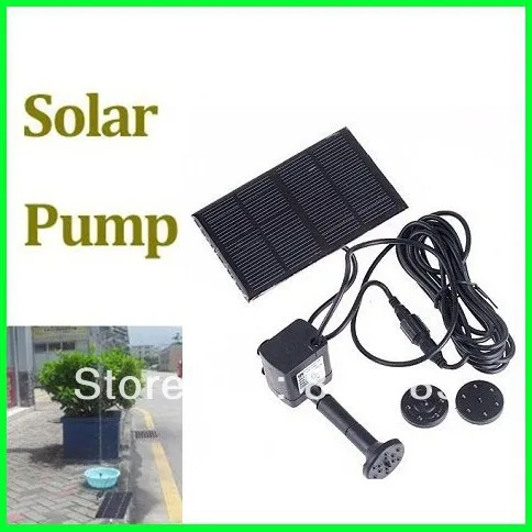 Pompe à Eau Solaire Propulsé Solaire Mini Fontaine