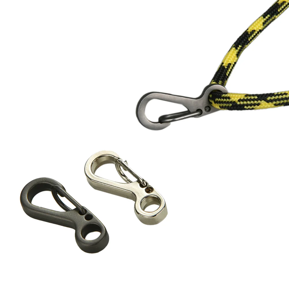 1pc Mini SF Spring Backpack Clasps Climbing Carabiners EDC Keychain Camping Bottle Hooks Tactical Survival Gear