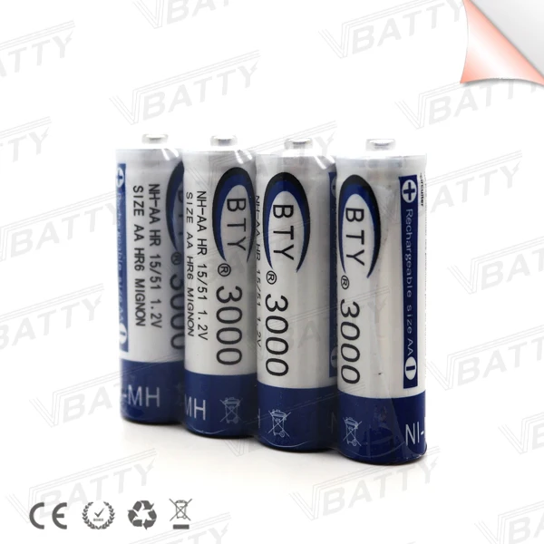 BTY AA 1.2V NI-MH 3000mah 7