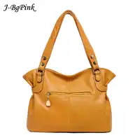 2019 Woman yellow bag Handbag Large Cowhide Handbag Big Tote Women's Messenger Bags Shoulder Bag Female Bolsos Mujer