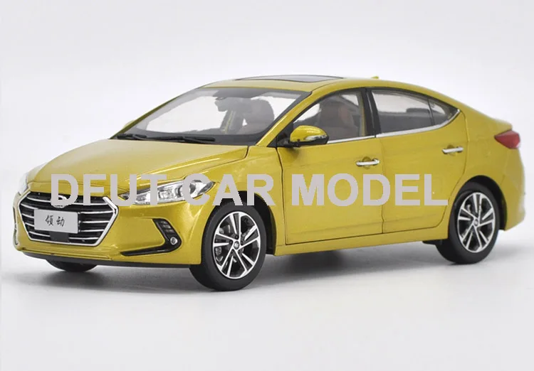 Масштаб 1: 18 игрушечный автомобиль из сплава hyundai elantra модель детских игрушечных автомобилей оригинальные авторизованные Аутентичные детские игрушки