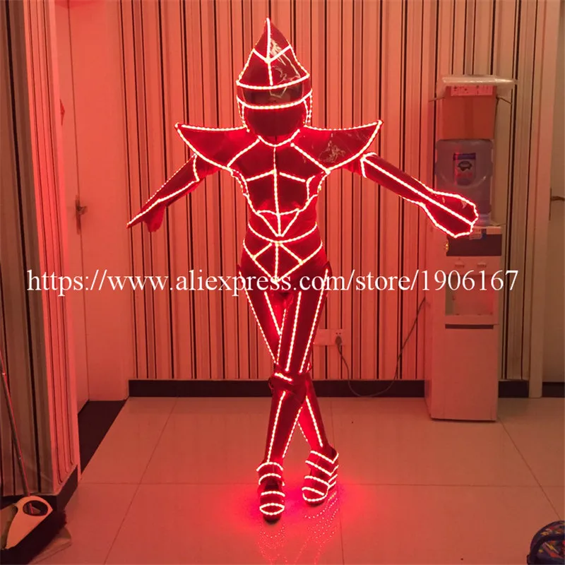 Модные шоу Led женские представление бальные костюмы одежда сексуальная леди